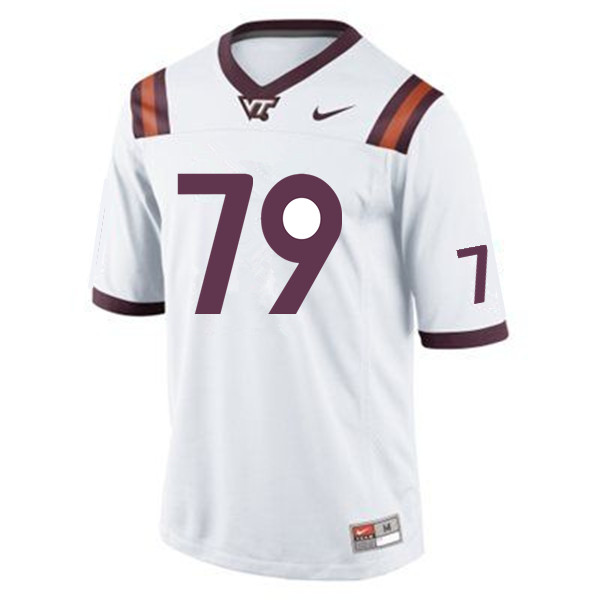 Men #79 Tyrell Smith Virginia Tech Hokies College Football Jerseys Sale-Maroon